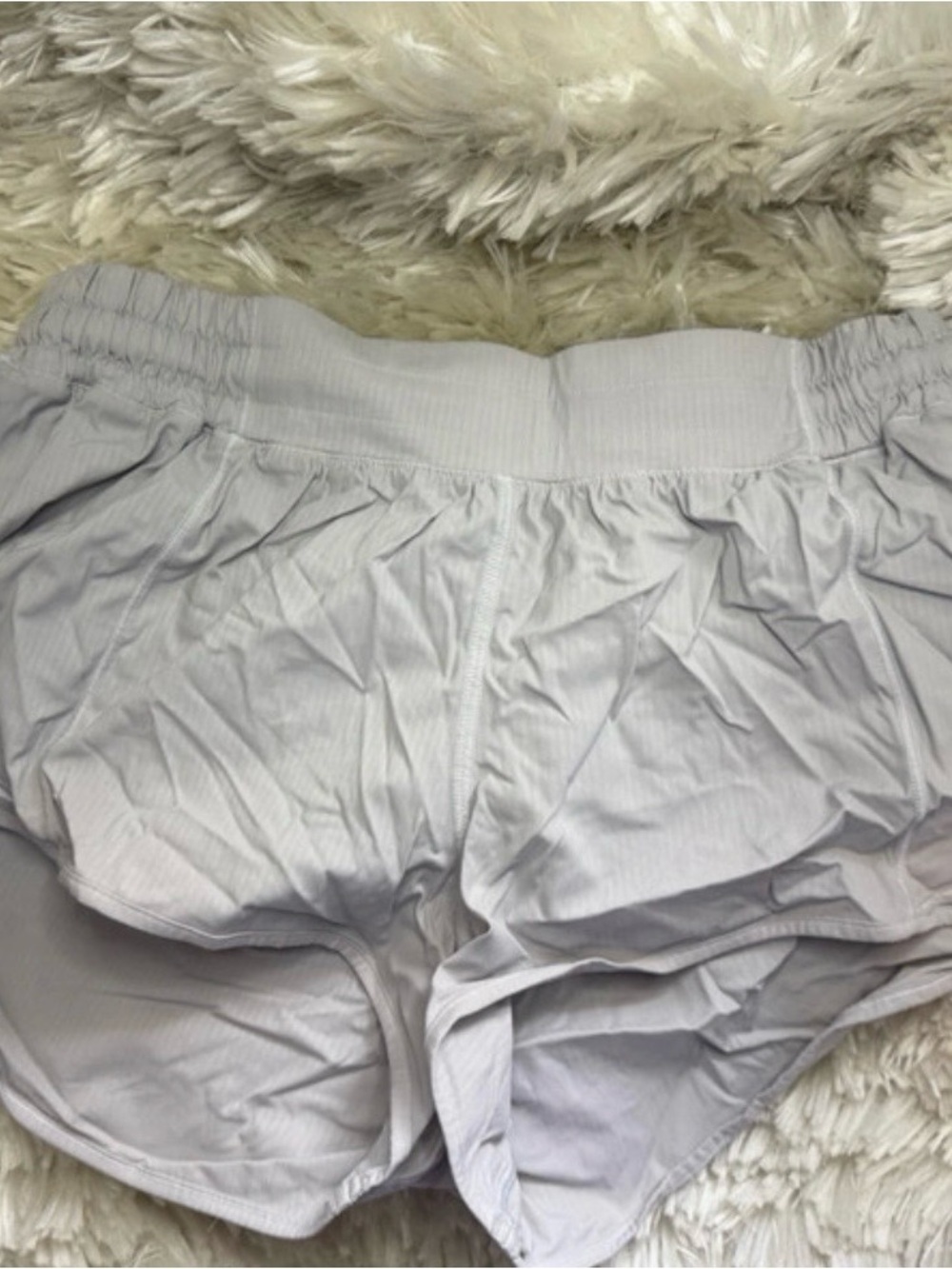 lululemon athletica Light Gray Women's Athletic Shorts